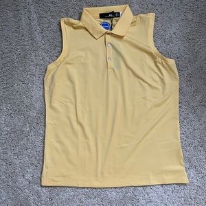 RLX RALPH LAUREN Piqué Sleeveless Polo Shirt NWT sz Large (181)